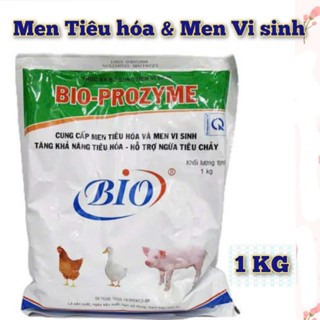🐷🐔 BIO – PROZYME (1KG)  Men Tiêu Hóa & Men Vi Sinh Cho Heo & Gia Cầm 🦠 Hỗ Trợ Tiêu Hóa, Ngăn Ngừa Tiêu Chảy