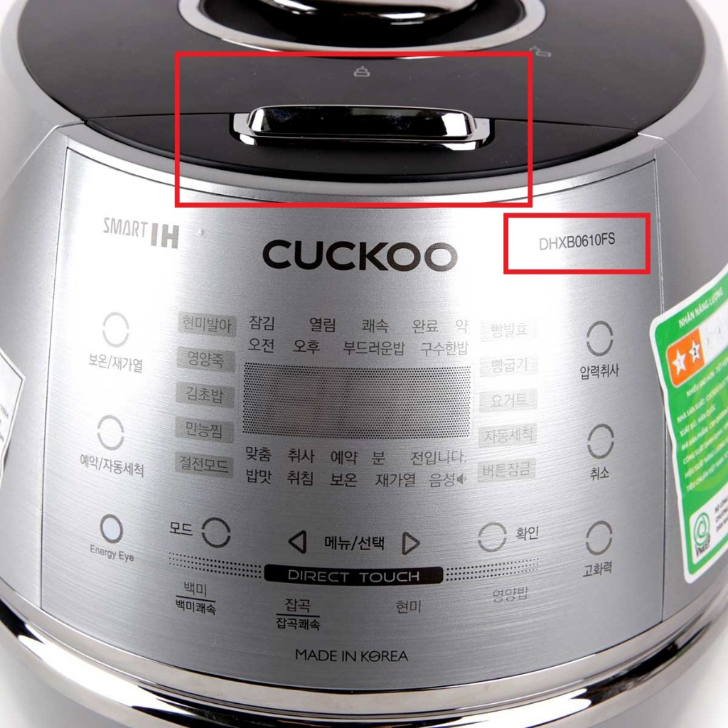 Lẫy khóa nắp nồi cơm Cuckoo DHXB0610FS