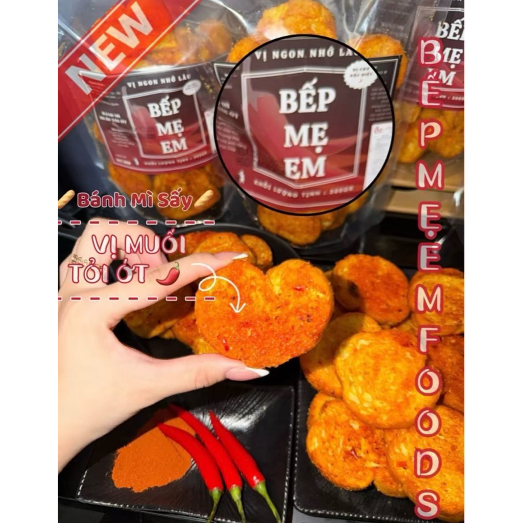 Bánh Mì Muối Ớt Bếp Mẹ Em - Vị Cay