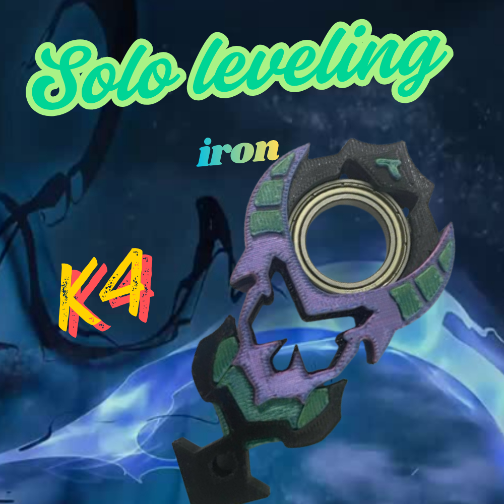 [K4 Iron] Keyrambit SOLO LEVELING IRON - Móc khóa xoay keyrambit xả stress - chất liệu cao cấp