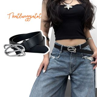  Thắt lưng y2k nam nữ retro bản nhỏ và to  Hỗ trợ bấm lỗ cắt dây nịt  TL179 - Thắt Lưng Giá Tốt 