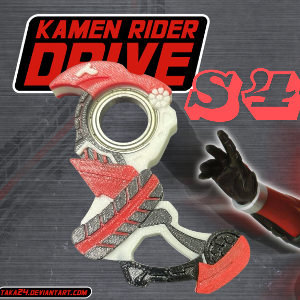 [S4 DRIVE] Keyrambit Kamen Rider DRIVE - Móc khóa xoay keyrambit xả stress - chất liệu cao cấp