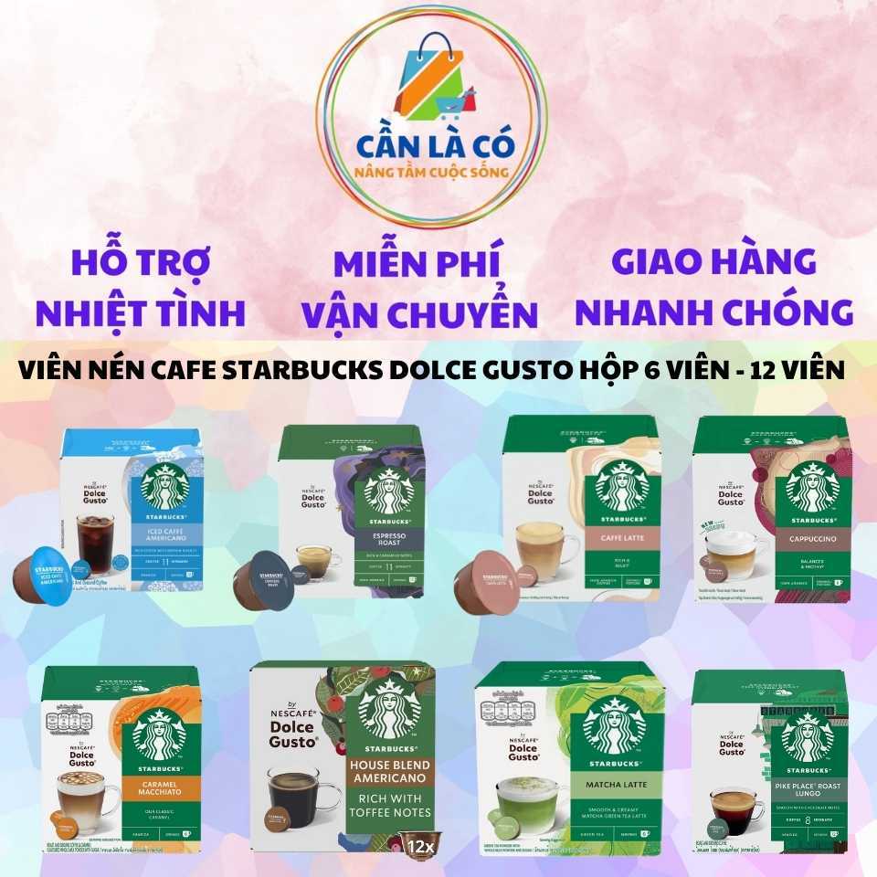 VIÊN NÉN CAFE STARBUCKS DOLCE GUSTO HỘP 6 VIÊN - 12 VIÊN