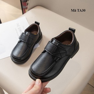 Giày tây bé trai từ 2-10 tuổi thời trang da cực mềm(Form nhỏ) TA30