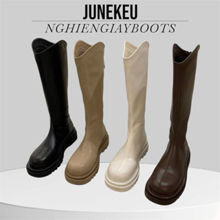 (SẴN 1Số) GIÀY BOOT NỮ BỐT ĐÙI CAO CỔ VẠT CHÉO VÁT CÓ KHOÁ SAU - S179