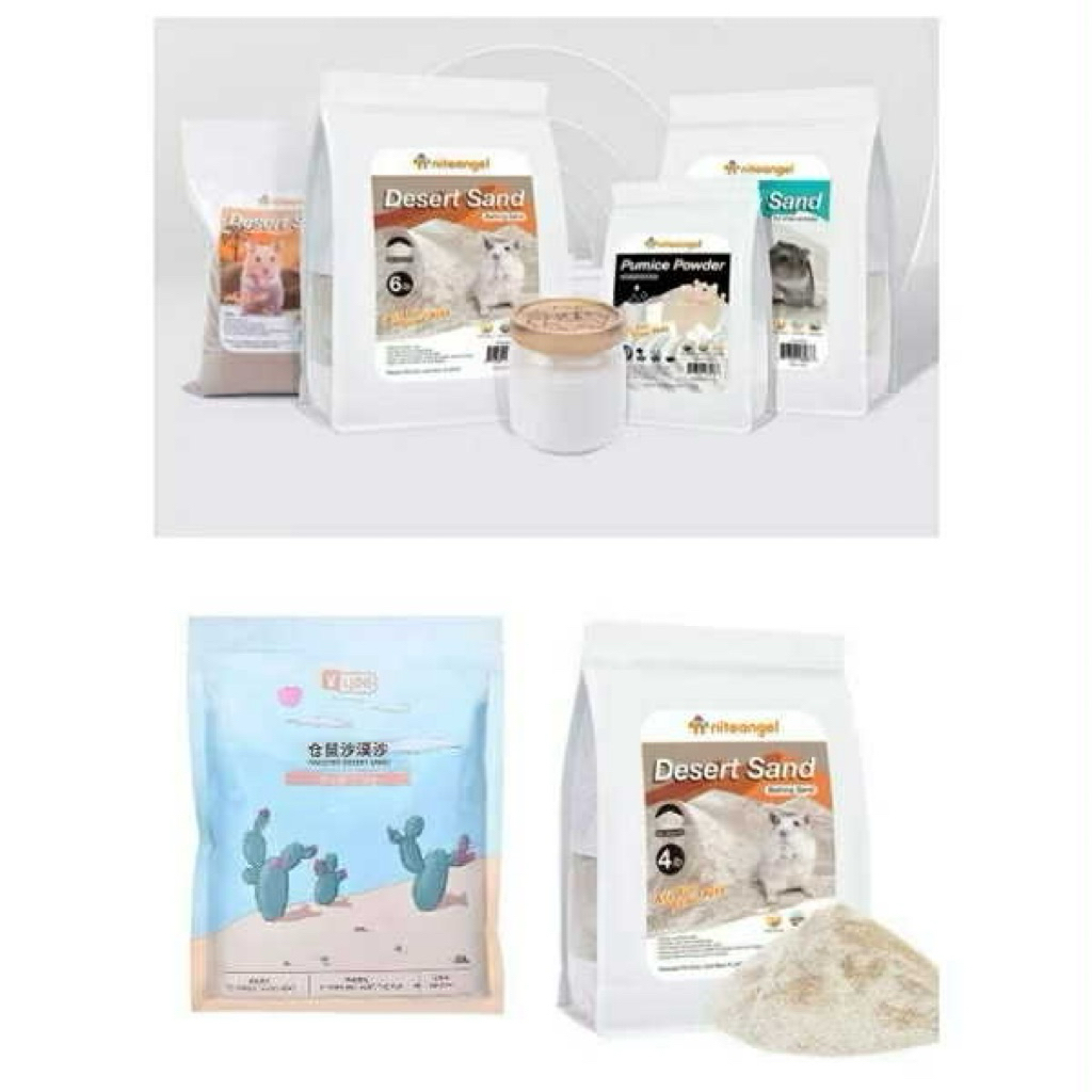Cát sa mạc nguyên túi nhiều hãng, Cát sa mạc lót chuồng hoặc làm cát tắm cho Hamster và thú cưng nhỏ
