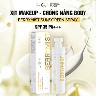  BERRY MIST - Xịt Make Up Body & Chống Nắng Hỗ Trợ Dưỡng Sáng Cho Da Toàn Thân - Dung Tích 100ml - LIRROCOS 