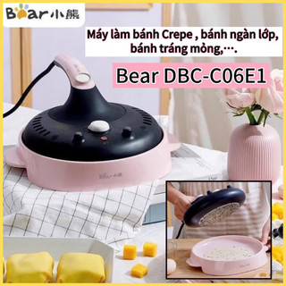  Máy làm bánh Crepe bánh ngàn lớp Bear DBC-C06E1 công suất 600W tráng mỏng nhiều loại bánh đa năng BH 12 tháng 