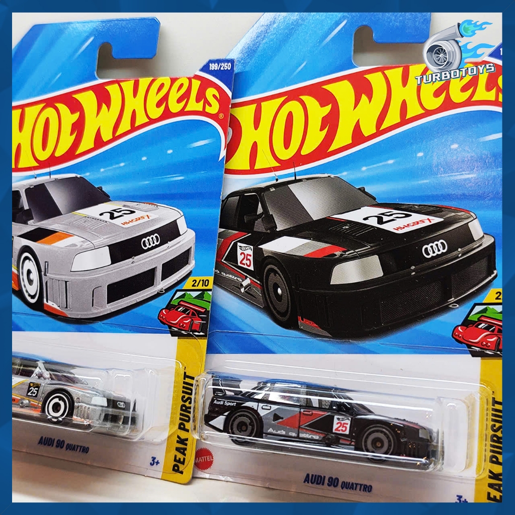 *TurboToys* Mô hình xe 1:64 Chính hãng Hotwheels 90 AUDI QUATTRO