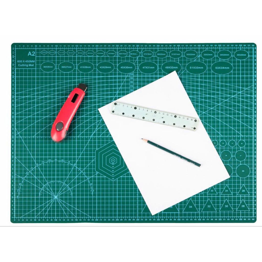 Thảm cắt thủ công Cutting Mat – Bảng cắt tự liền A4 A3, tấm lót cắt giấy mô hình, làm handmade