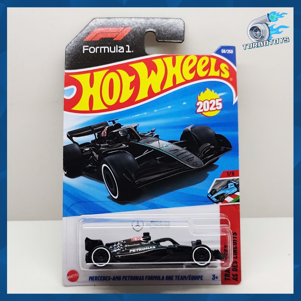 *TurboToys* Mô hình xe 1:64 Chính hãng Hotwheels MERCEDES-AMG PETRONAS FORMULA ONE TEAM/EQUIPE