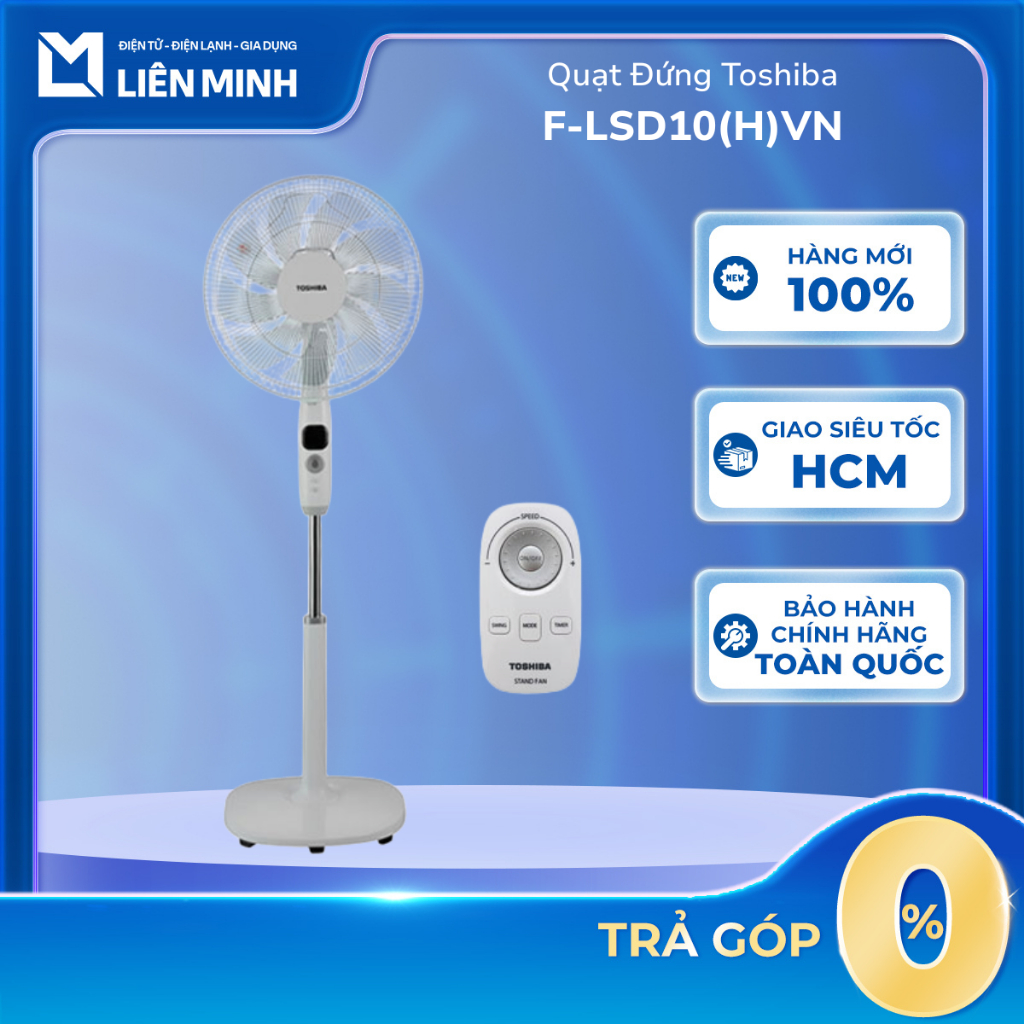 F-LSD10(H)VN - Quạt Đứng Toshiba F-LSD10(H)VN Xám - DC Inverter
