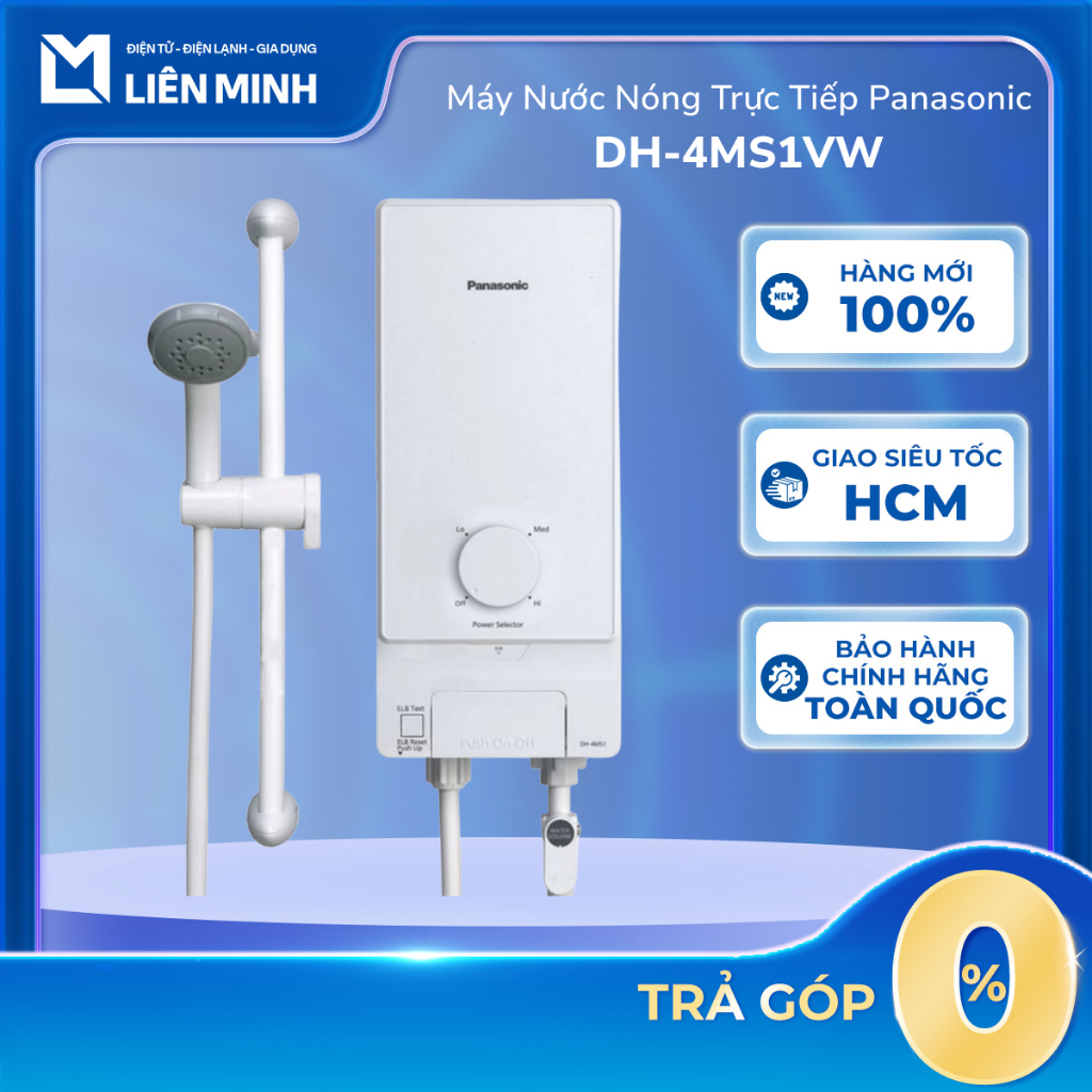 DH-4MS1VW / DH-4MP1VW - Máy Nước Nóng Trực Tiếp Panasonic 4500W [GIÁ MÁY]