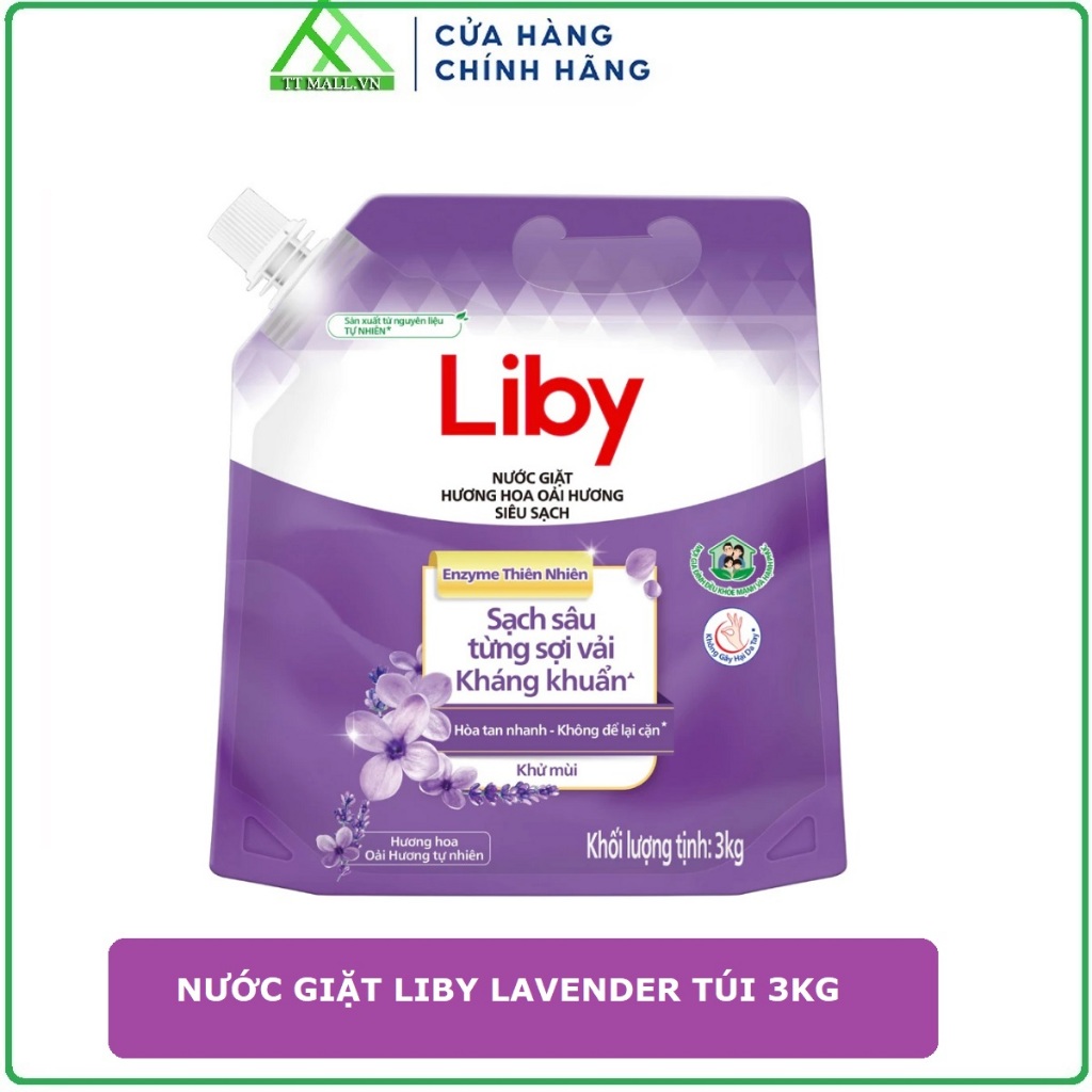 Nước giặt LIBY Hương Lavender túi 3KG