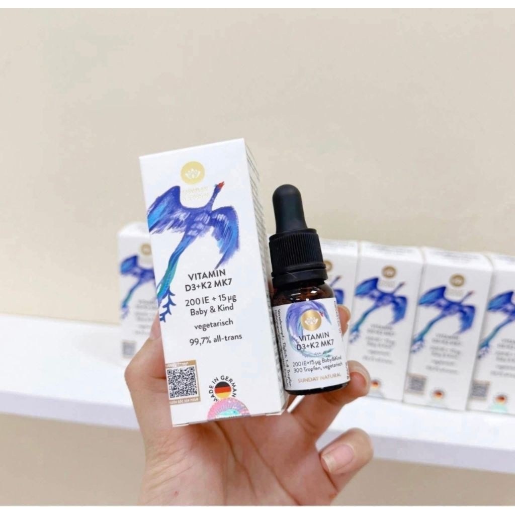 LỌ THUỶ TINH D3-Mk7- ĐỨC