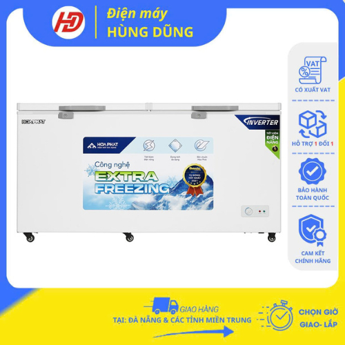 [SHIP HỎA TỐC ĐÀ NẴNG  ] Tủ đông Hòa Phát Inverter 544 lít HPF AD8544 - BẢO HÀNH CHÍNH HÃNG 24 THÁNG