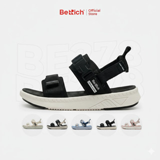  Giày Sandal 2 Quai Ngang Nam Nữ BeRich BE278 - Dép Quai Hậu Lót Cao Su 3,5cm 