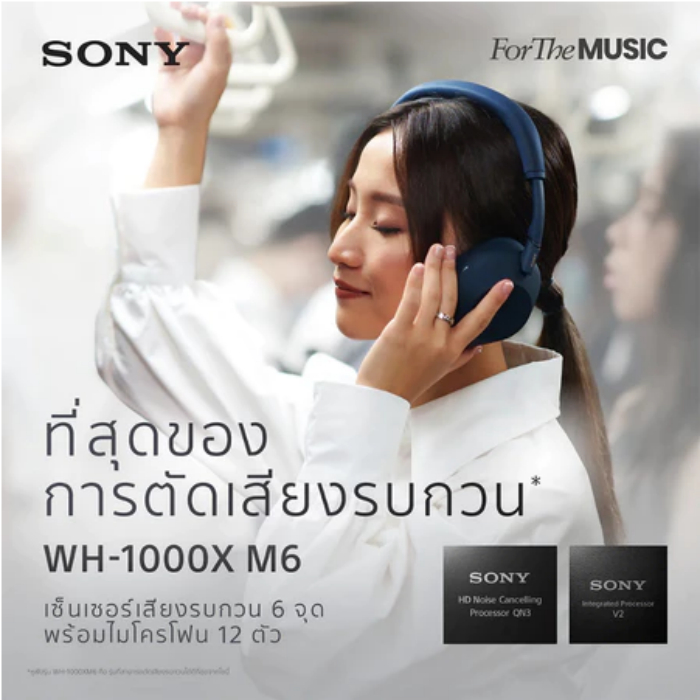 [NEW ARRIVAL] Tai nghe Sony không dây chống ồn WH-1000XM6 Over-ear Bluetooth headphones