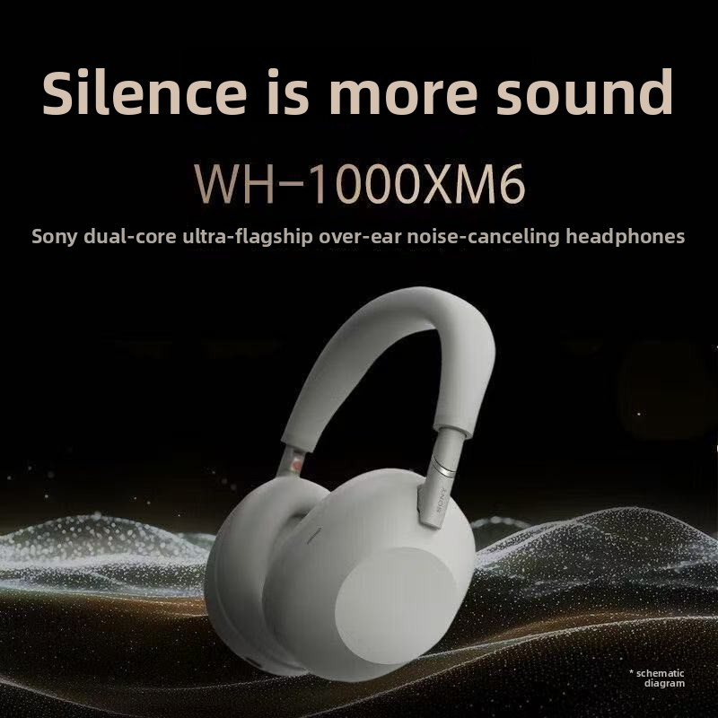 SONY_Sony WH-1000XM6 XM6 Dual-Core Ultra-Premium Noise-Canceling Over-Ear Bluetooth Headphones