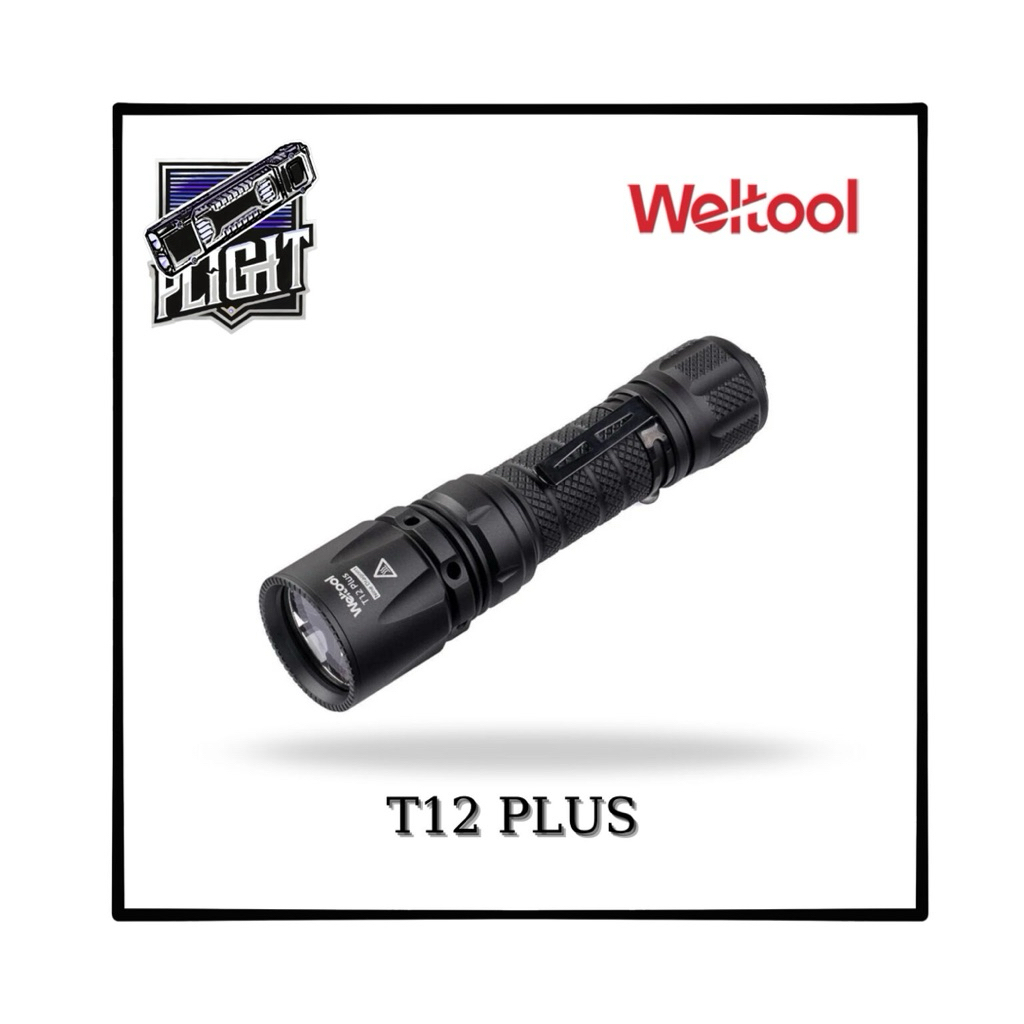 Đèn Pin Weltool T12 PLUS - đèn pin tác chiến với 2000lumen, chiếu xa 750m