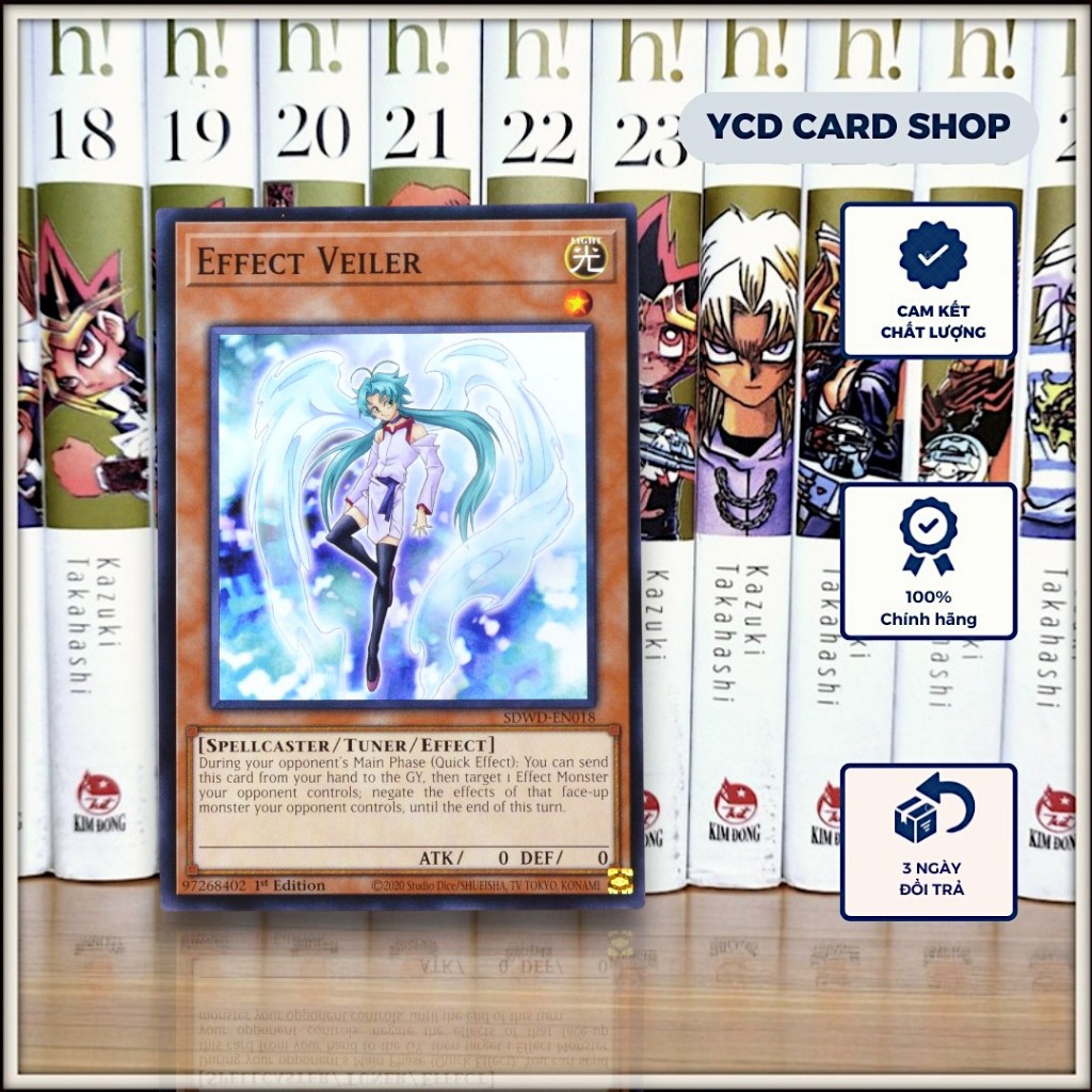 [YCDcardgame] Thẻ bài yugioh chính hãng Effect Veiler - Common