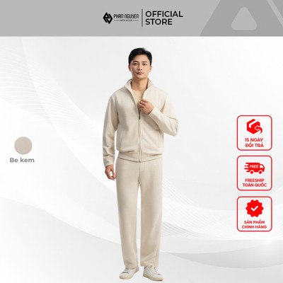 Bộ nỉ nam Phan Nguyễn, chất liệu cao cấp, mềm mại, giữ ấm tốt, form regular fit thoải mái BNP.018