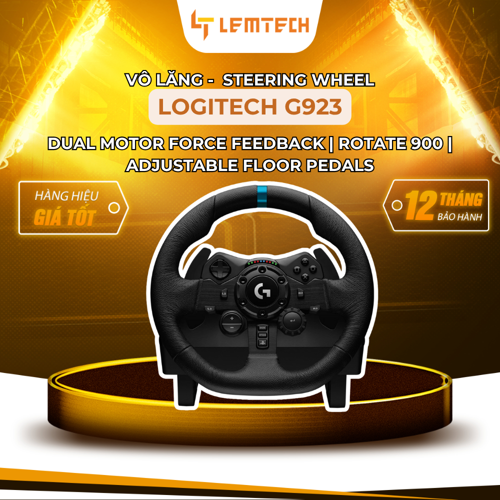 Logitech G923 Trucking Bundle – Bộ Mô Phỏng Lái Xe Tải Cao Cấp Với TRUEFORCE