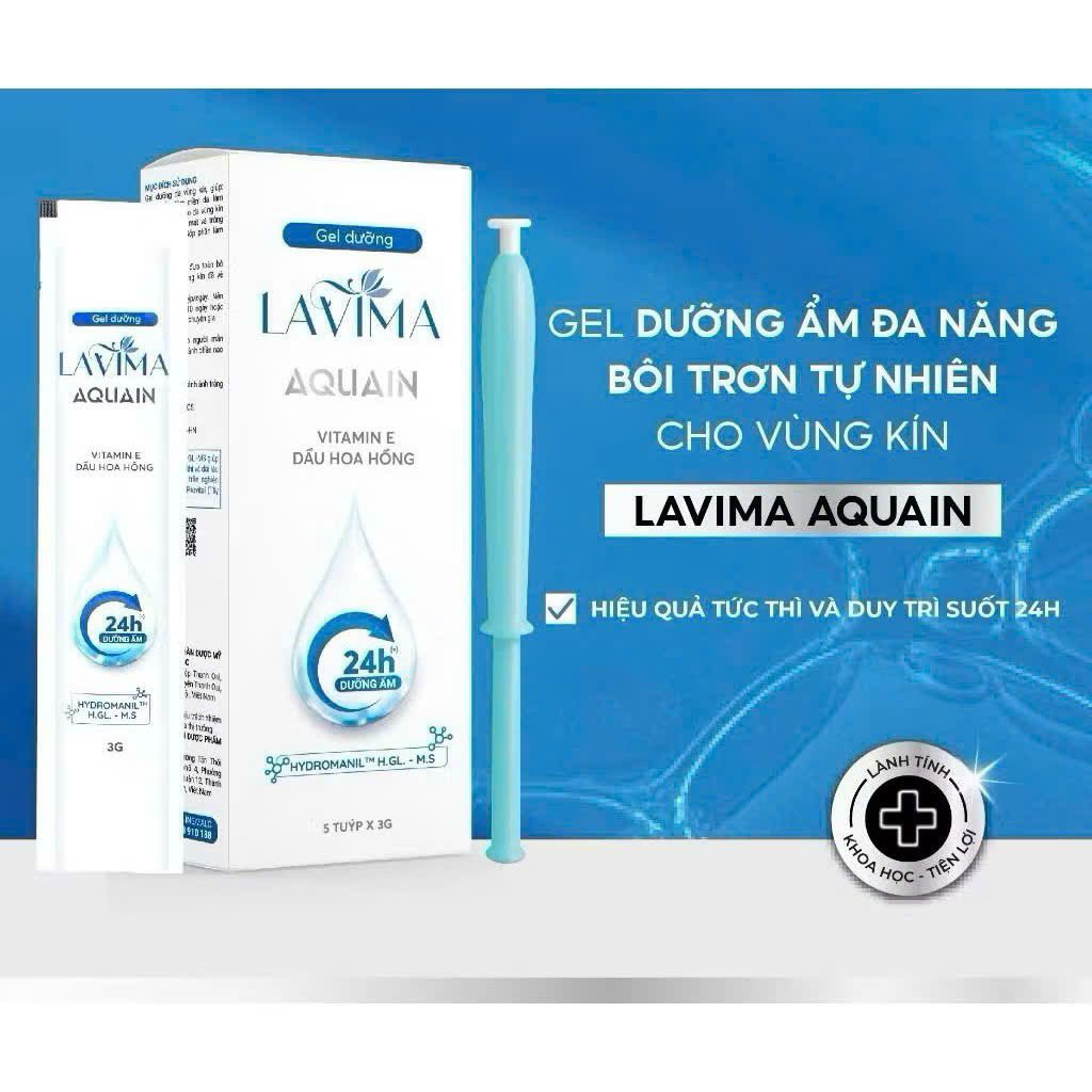 Gel Phụ Khoa Nữ (Đũa Thần Inner) Lavima Aquain Dưỡng Ẩm Bôi Trơn Tự Nhiên Sáng Vùng Kín Dạng Bút 3g