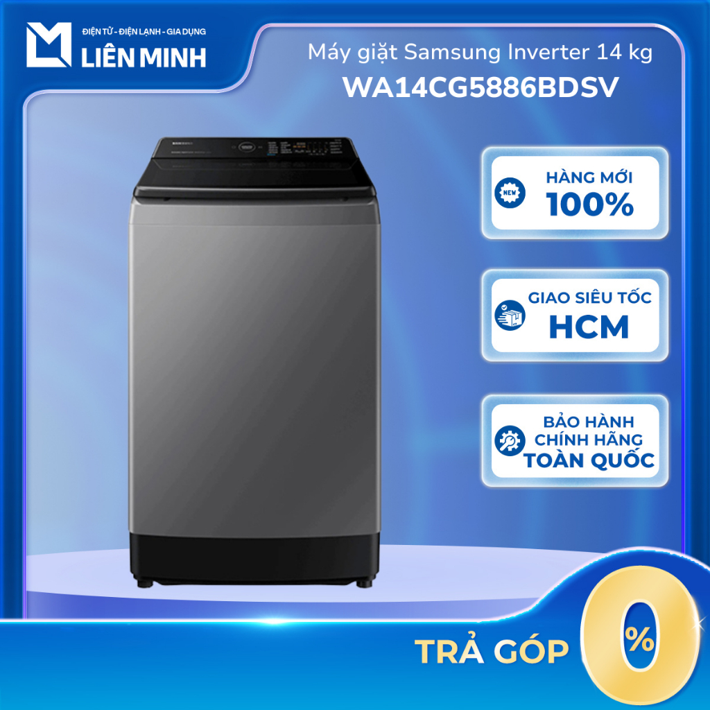 Máy Giặt Lồng Đứng SAMSUNG WA14CG5886BDSV / WA95CG4545BDSV / WA12CG5745BVSV [Giao Toàn Quốc]