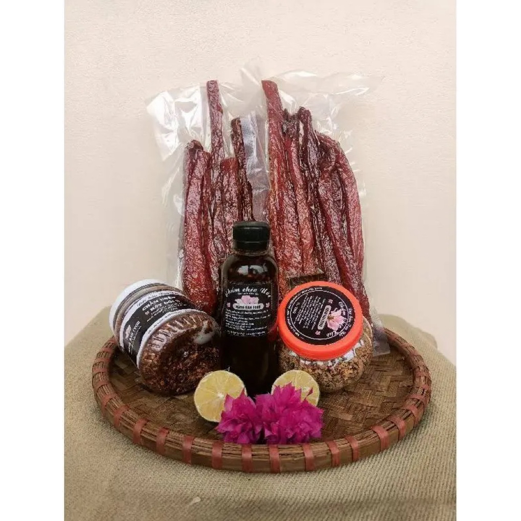 500gr Thịt Nai rừng gác bếp kèm chẩm chéo ướt cay