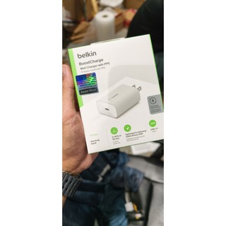 Củ sạc nhanh Belkin PD 25W 1 cổng Type-C cho iPhone - Chính hãng