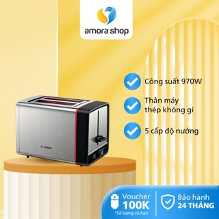 Máy nướng bánh mì BOSCH TAT6M420 - Công suất 970W - 5 cấp độ nướng linh hoạt - Bảo hành 24 tháng