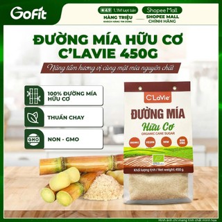 Đường mía hữu cơ C'Lavie 450g, không dùng chất tẩy trắng, ngọt thanh, an toàn cho sức khỏe