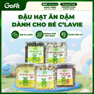 [Hot] Đậu Hạt Hữu Cơ C'Lavie Cho Bé Ăn Dặm, Nấu Cháo, Sữa Hạt - Chuẩn Organic, Hũ Nhỏ Tiện Lợi Clavie Kidne