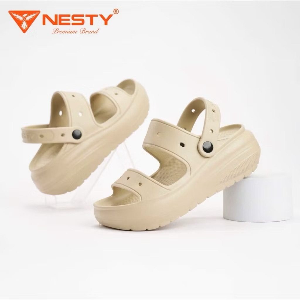 [Tặng Sticker] Dép Sandal Nesty Đúc Nguyên Khối, Đế Độn 6 Phân, Chất Eva Không Mùi NE51 | BigBuy360 - bigbuy360.vn
