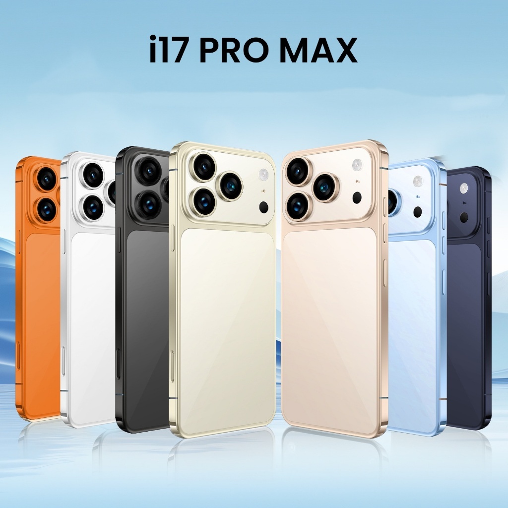 2025 i17 Pro Max 256G điện thoại thông minh 6.8inch HD đt máy tính điện thoại rẻ cho học sinh 3G/4G/
