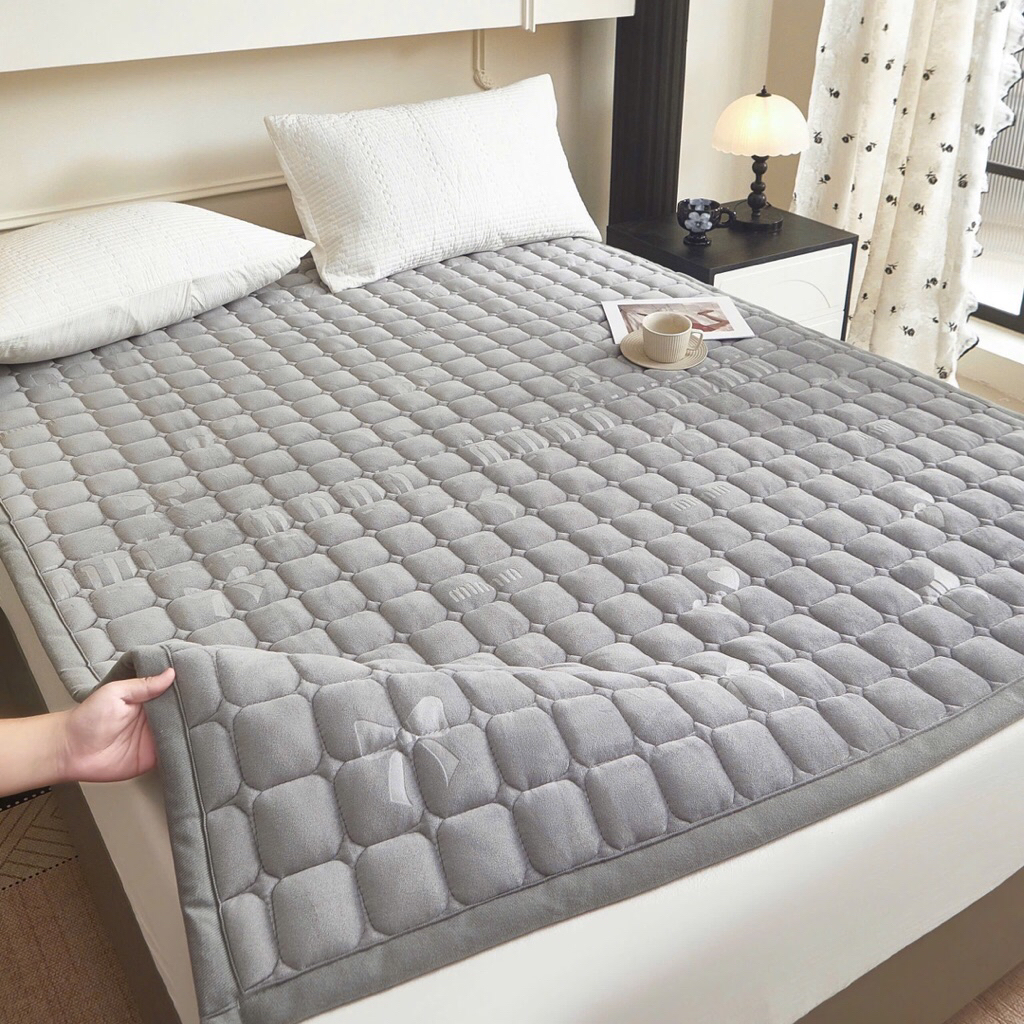 Vân su shop- Thảm nỉ trải giường Min Min chun cài 4 góc