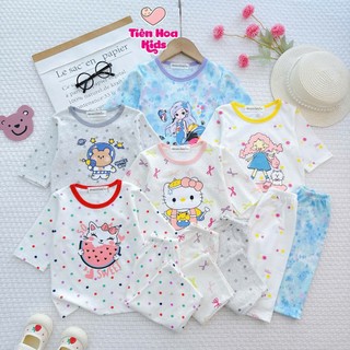  Minwoo Baby  Bé 7-32kg  Bộ Tay Lửng Quần Lửng in hình chất cotton bozip xuất dư mềm mịn mát cho bé trai bé gái 
