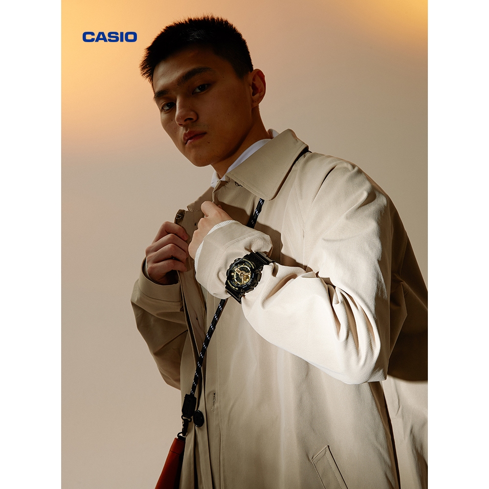 Casio Watch/Casio Flagship Store GA-110GB Watch for Boys, học sinh trung học cơ sở và cao cấp, Trang
