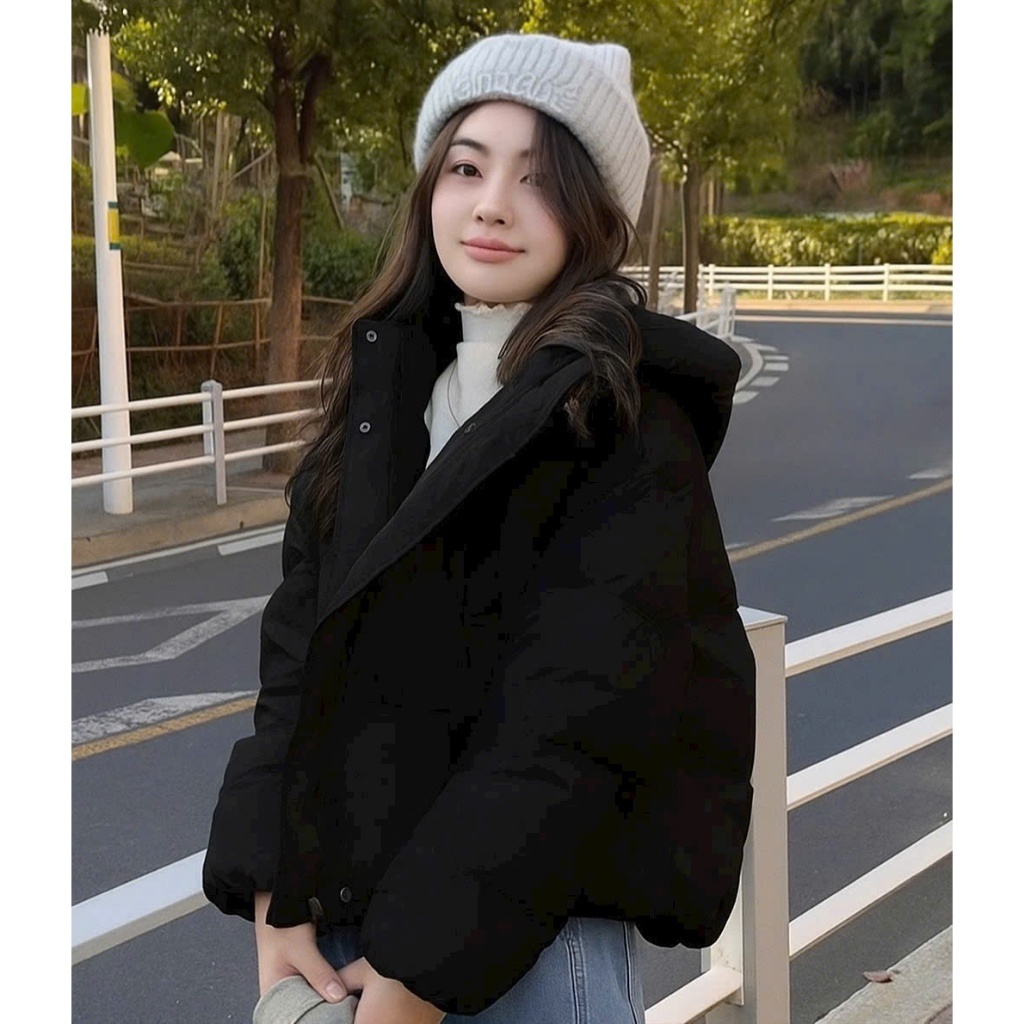 Áo Khoác Phao Béo Nữ Lovella Dáng Lửng Chần Bông 3 Lớp Ultra Air + Giữ Ấm Chắn Gió Tốt | BigBuy360 - bigbuy360.vn