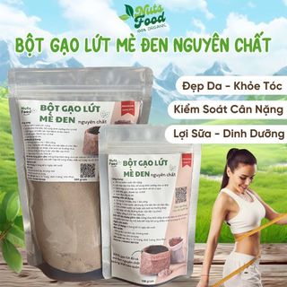  Bột gạo lứt mè đen nguyên chất Nuts Food 500g - Giảm cân ăn kiêng lợi sữa đẹp da 