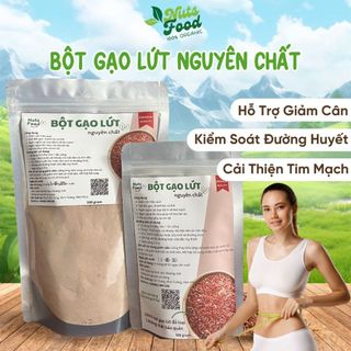  Bột gạo lứt nguyên chất 500g Nuts Food - Hỗ trợ giảm cân lợi sữa đẹp da tốt cho sức khỏe 