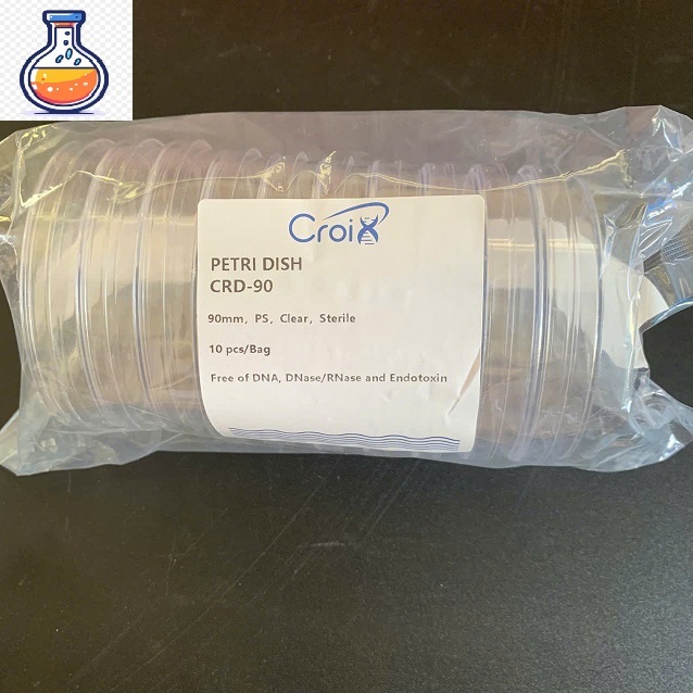 Đĩa petri nhựa 90mm (Ø 90) ( 1 túi 10 đĩa)