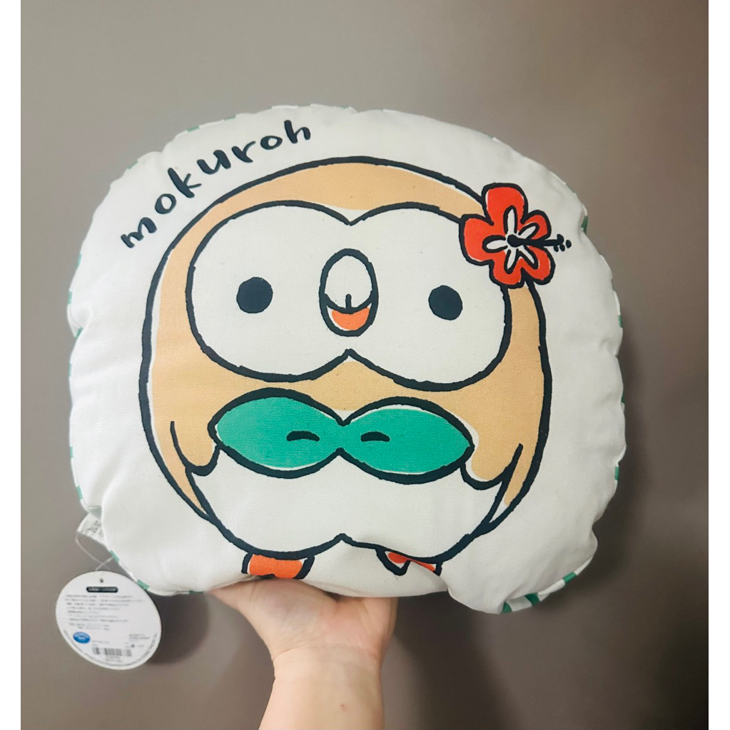 [có sẵn]Pokemon Rowlet Cushion gối tròn
