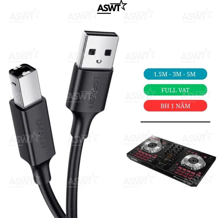 Cáp USB bàn DJ Pioneer DDJ-SB3 DDJ-400 DDJ-SX3 DDJ-800 DDJ-SR2 DDJ-SR DDJ-RR DDJ-200 DDJ-1000SRT DDJ