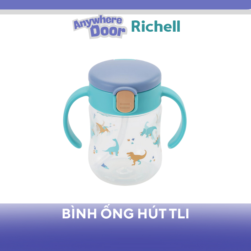Bình ống hút T.L.I Richell màu mới