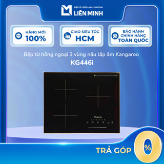  Bếp Từ Hồng Ngoại 3 Vùng Nấu Lắp Âm Kangaroo KG446i - BH 2 Năm 