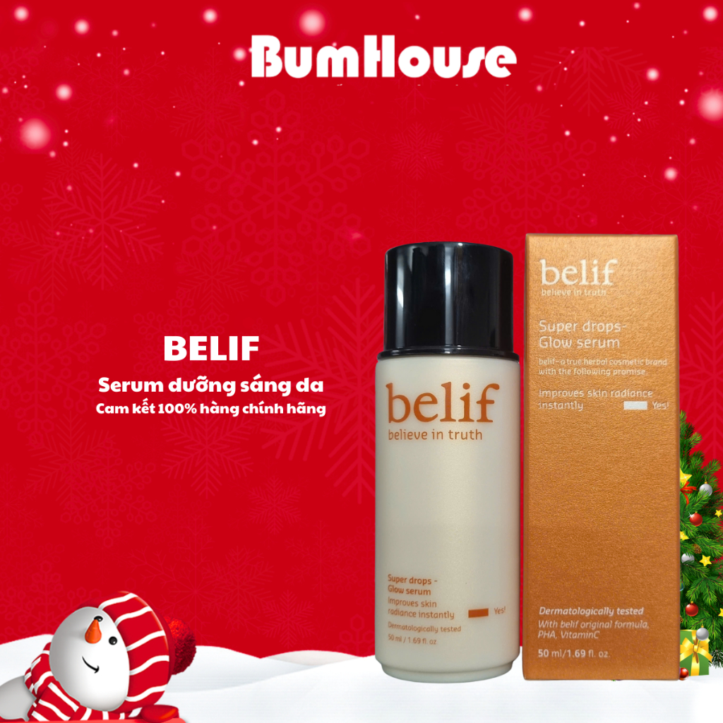Serum Dưỡng Sáng Da Belif Super Drops Glow Serum 50ml