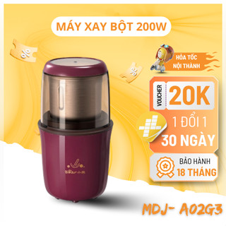 Máy Xay Bột Khô Bear Xay Cà Phê, Hạt Tiêu, Ngũ Cốc Bảo Hành Chính Hãng 18 Tháng MDJ-A02G3