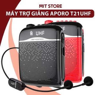   CHÍNH HÃNG  Máy Trợ Giảng APORO T21 Mic Có Dây Không Dây 2.4G UHF Bluetooth Công Suất 20W Bảo Hành 12 Tháng 